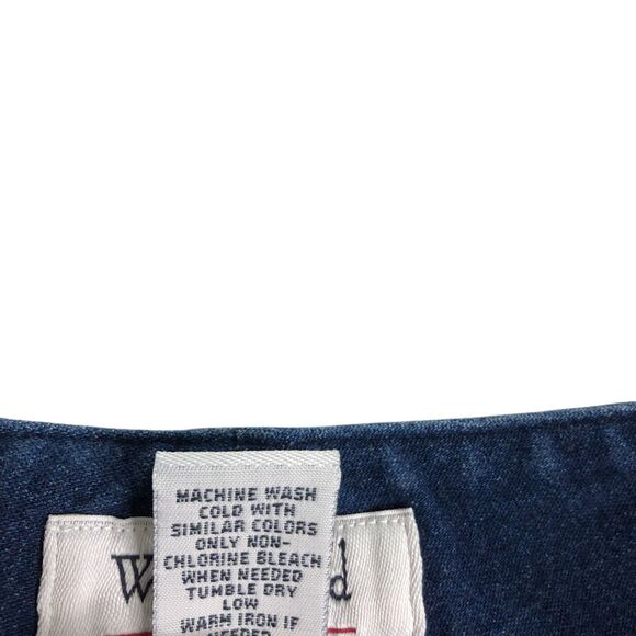 Vintage Westbound Skirt Womens 14 Denim Knee Length Modest Western Pockets Y2K - Picture 5 of 13